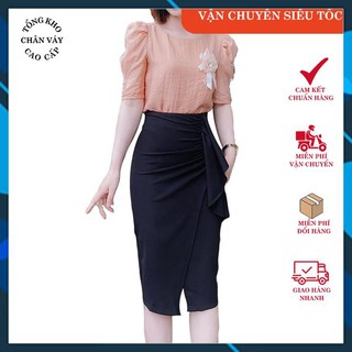 Ảnh Thật - Feedback Chân váy bút chì công sở Tổng Kho CV158 đầm nữ đẹp cao cấp bèo bụng