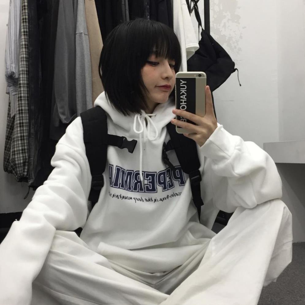 Áo hoodie nam nữ form rộng Unisex PEP siêu xinh PT1, Áo sweater nam nữ nỉ có mũ phong cách oversize streetwear