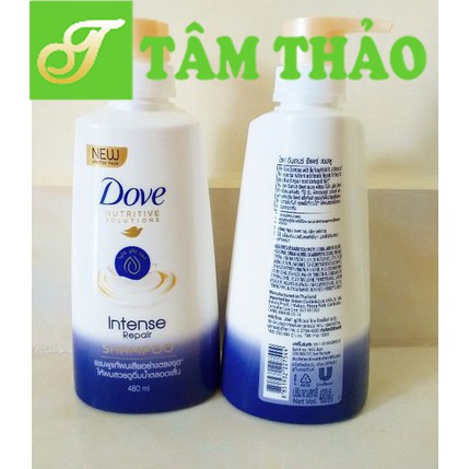 Dầu gội Thailand -Dove 450ml (vòi), trắng 8851932227544