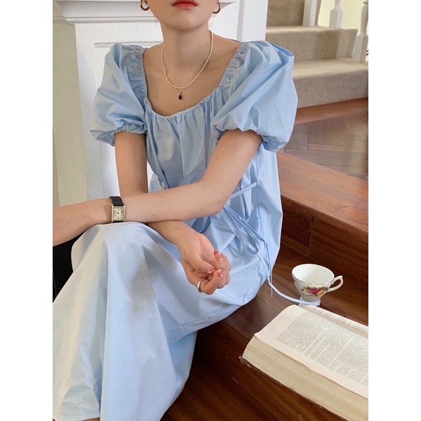 Váy Liền Cột Dây Eo