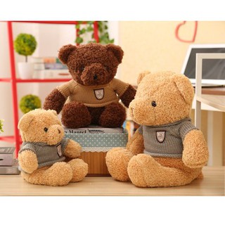 Gấu bông Teddy mặc áo chất liệu cao cấp cho trẻ em