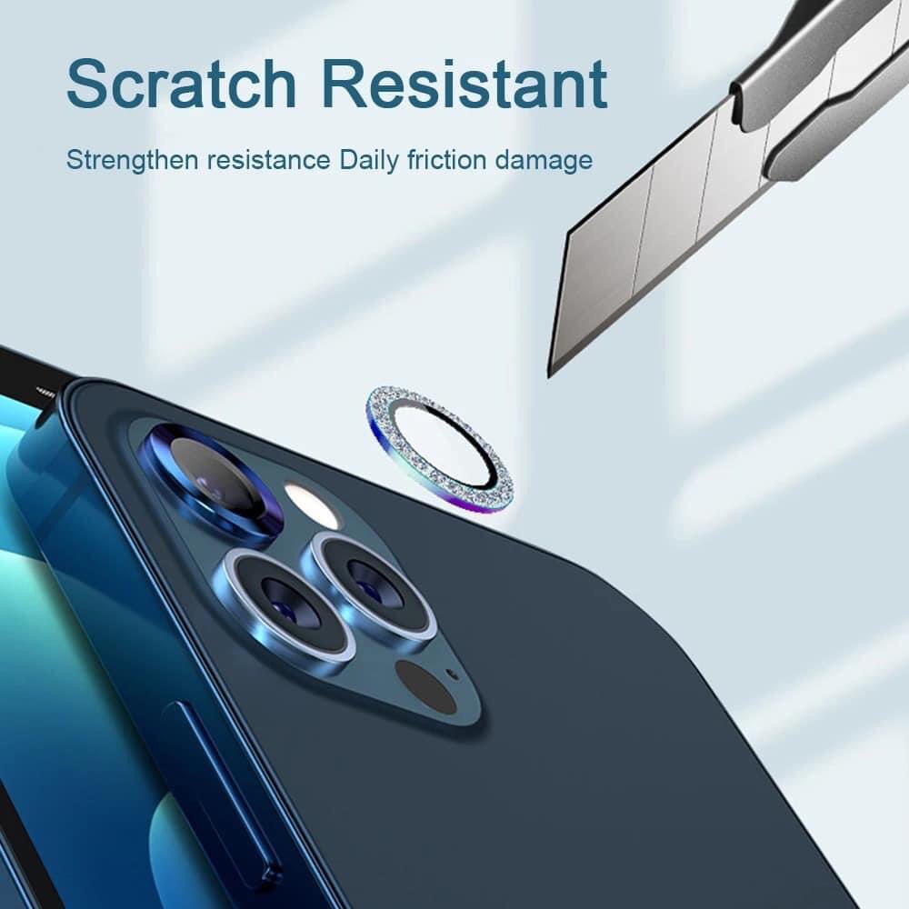 Miếng dán bảo vệ camera kim cương Sapphire cho iPhone 12 ProMax,12 Pro,12,11,11Pro,11 ProMax Chính hãng RealSky