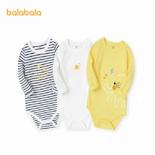 (0-3 tuổi) Set 3 bộ body chip trẻ em hãng BALABALA 200121124201