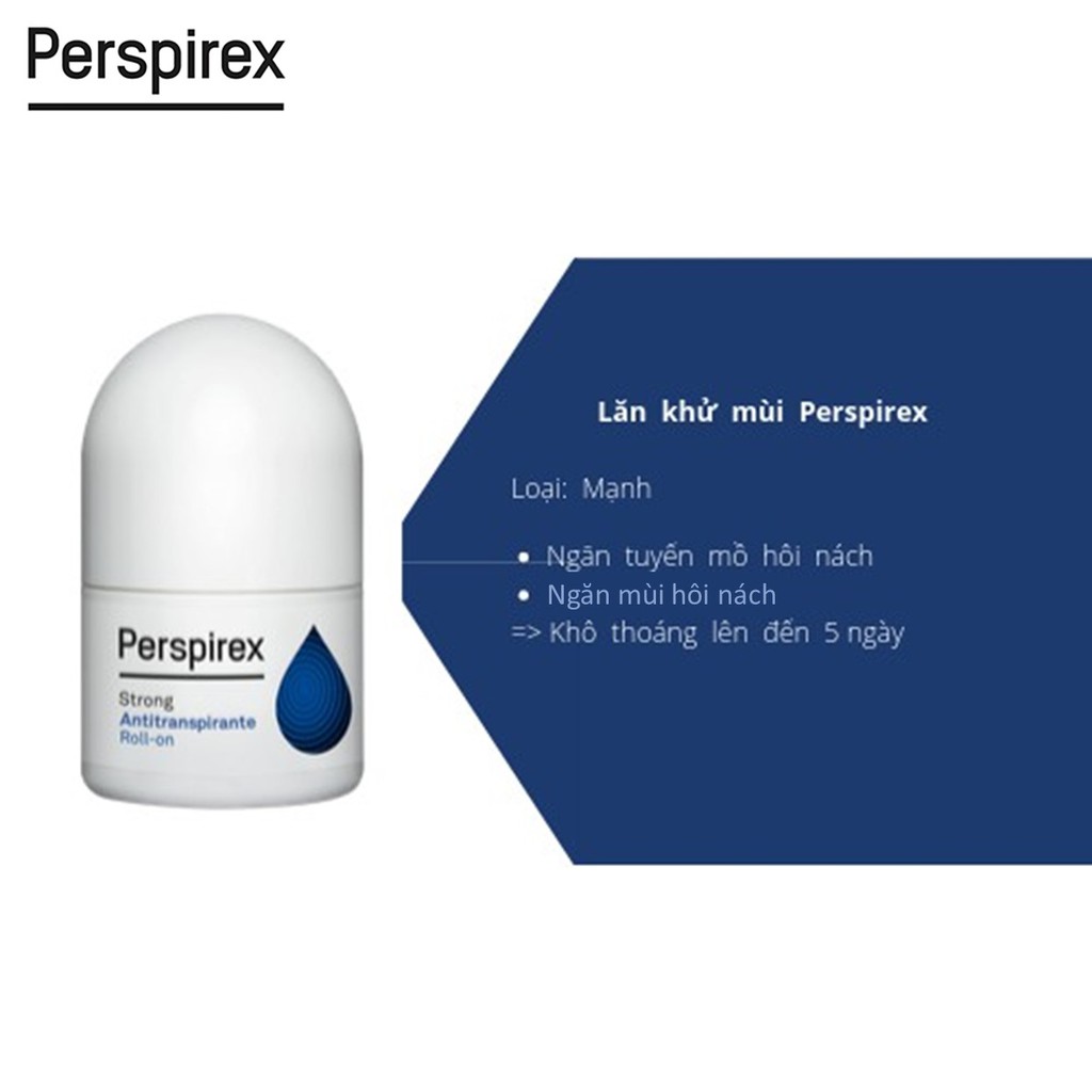 Lăn Khử Mùi Perspirex Cao Cấp 20ml