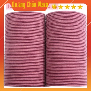 [ Rẻ Vô Địch ] Set dây buộc tóc 100 chiếc ( kèm túi zip)