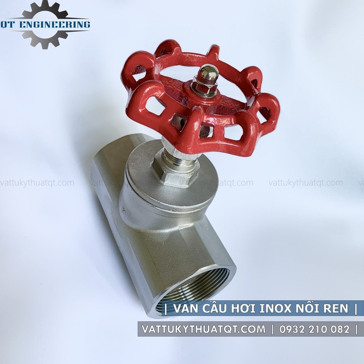 Van Cầu Hơi Nối Ren Inox 304 | DN15-DN50