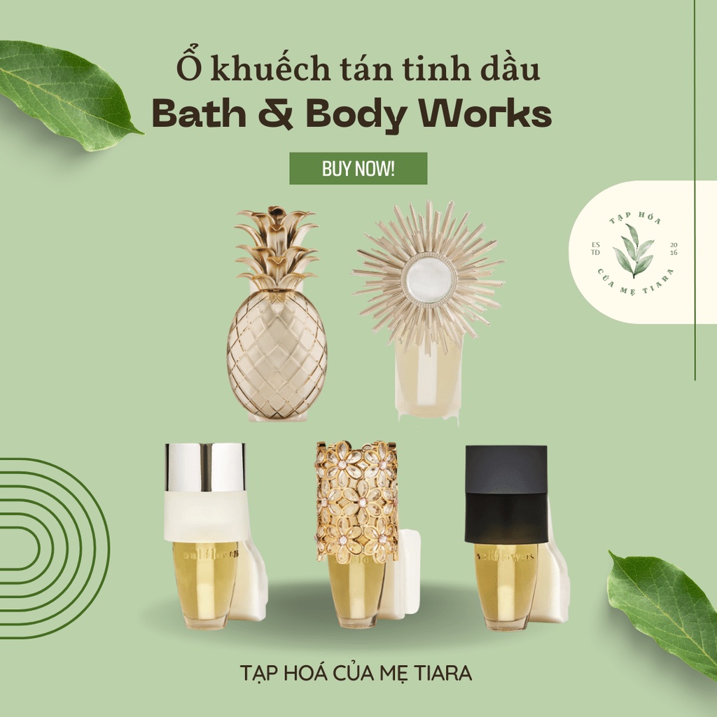 Ổ Cắm Tinh Dầu 220V Bath And Body Works Wallflowers Plug (Không Bao Gồm Tinh Dầu)
