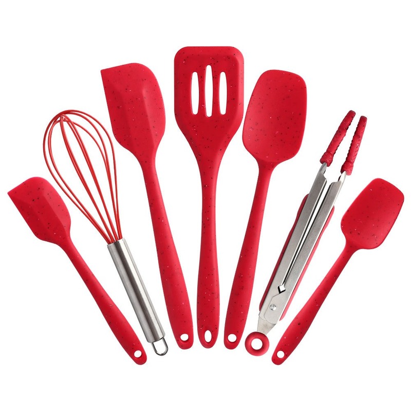 Giá Để Dụng Cụ Làm Bếp Bằng Silicon Hình Bông Tuyết Sáng Tạo