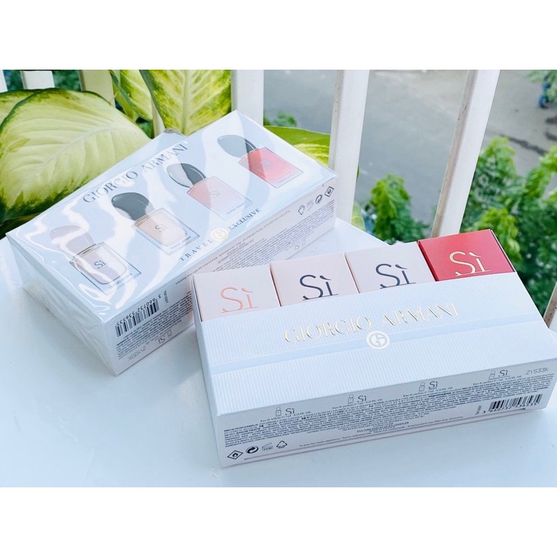 Set Nước Hoa Giorgio Armani Sì 4 Chai Mini | BigBuy360 - bigbuy360.vn