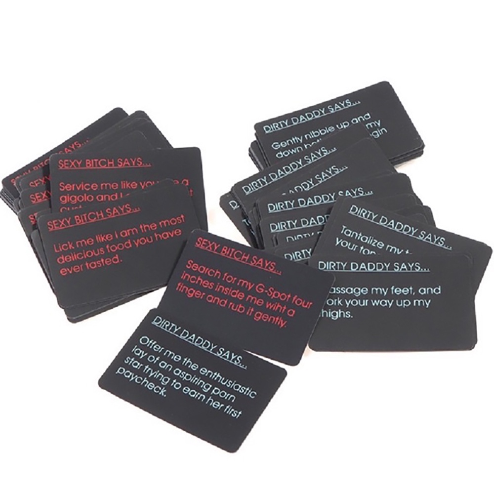 [Che Tên] Bộ Bài Tình Yêu Bedroom Commands Cards Dành Cho Cặp Đôi Board Game Các Tư Thế Vui Vẻ C-BG62