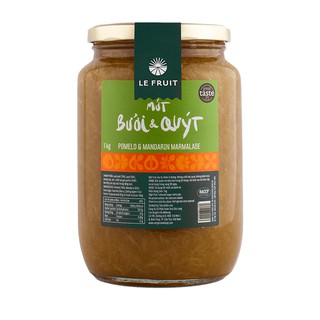 Mứt Bưởi & Quýt từ trái cây tươi Le Fruit 1kg