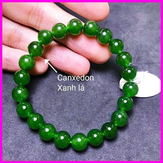 Vòng tay phong thủy nữ xanh lá 8ly - Rím Jewelry