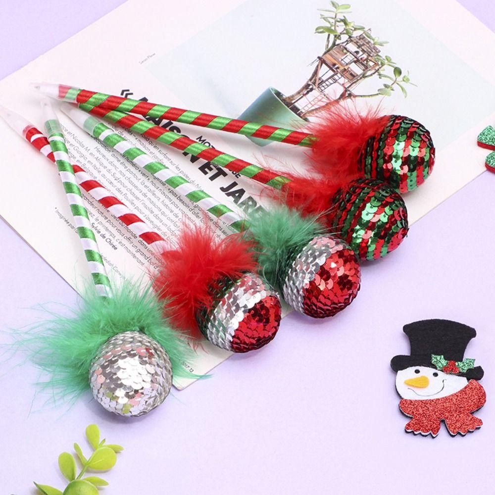 FOREVER Set 2 Bút Mực Gel Hai Màu Sắc Họa Tiết Giáng Sinh Sáng Tạo