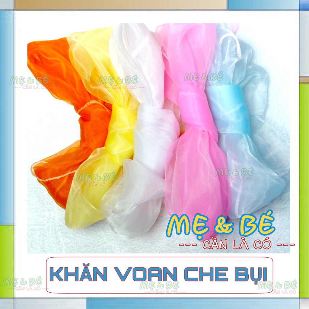 KHĂN VOAN/KHĂN BÔNG BAY CHE BỤI CHO BÉ CỠ LỚN (loại to mềm đẹp)