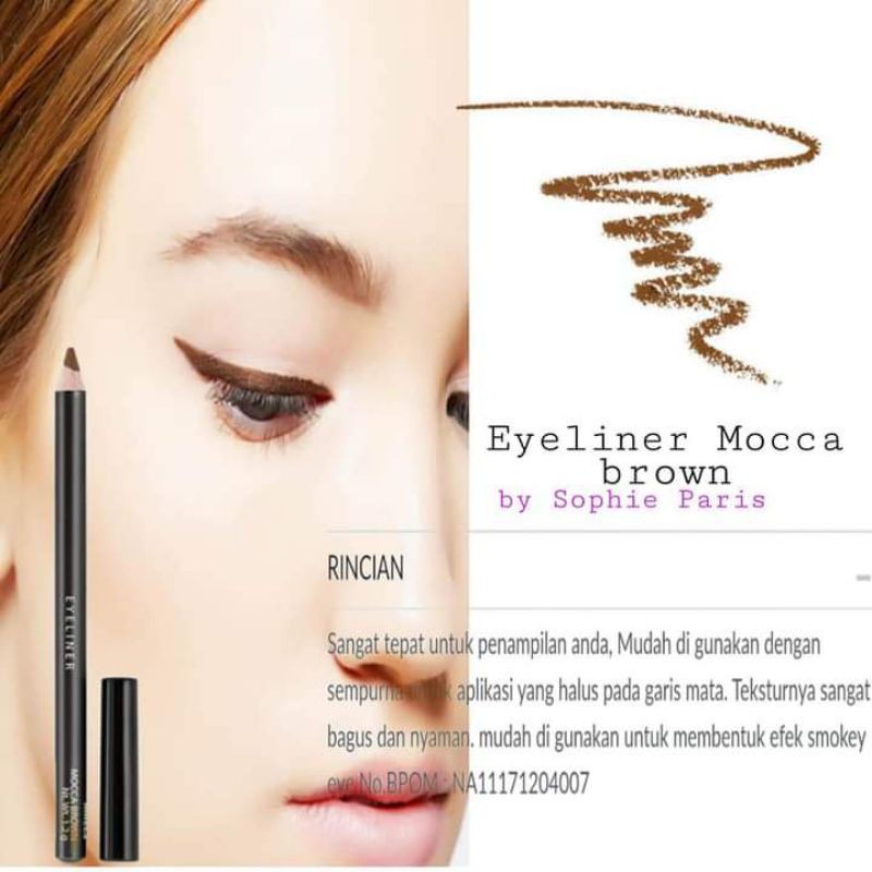 (Hàng Mới Về) Bút Kẻ Mắt Màu Nâu 1.2g Sophie Paris Mocca