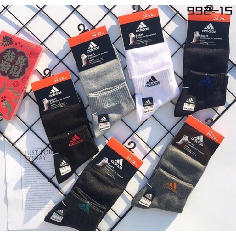 TẤT NAM ADIDAS CỔ CAO