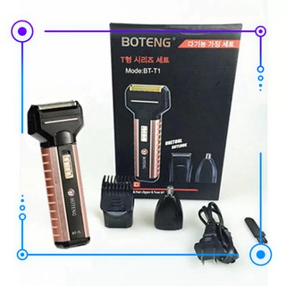 Tông đơ cắt tóc kiêm máy cạo râu và cắt tỉa lông mũi boteng 3 trong 1 cao cấp - tông đơ chuyên nghiệp