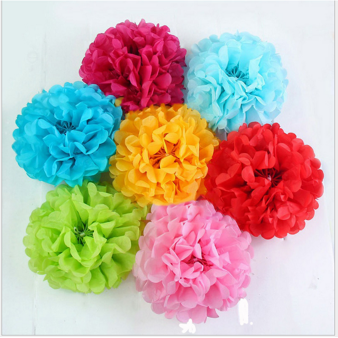 Hoa giấy 45cm trang trí nhà ở DIY