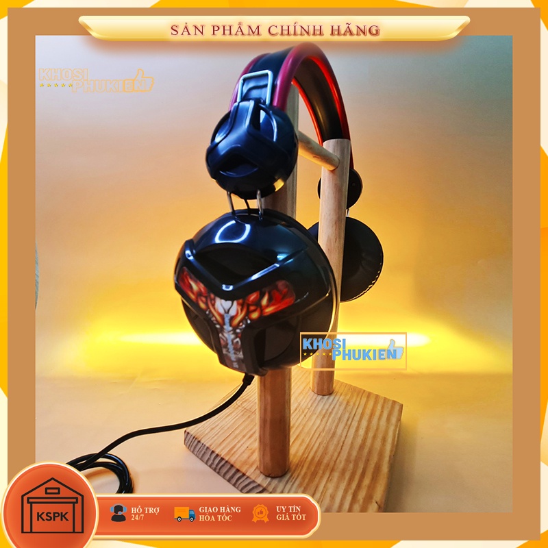 TAI NGHE CHỤP TAI CÓ DÂY KÈM MIC CHO MÁY TÍNH LAPTOP KSPK TNCTV2
