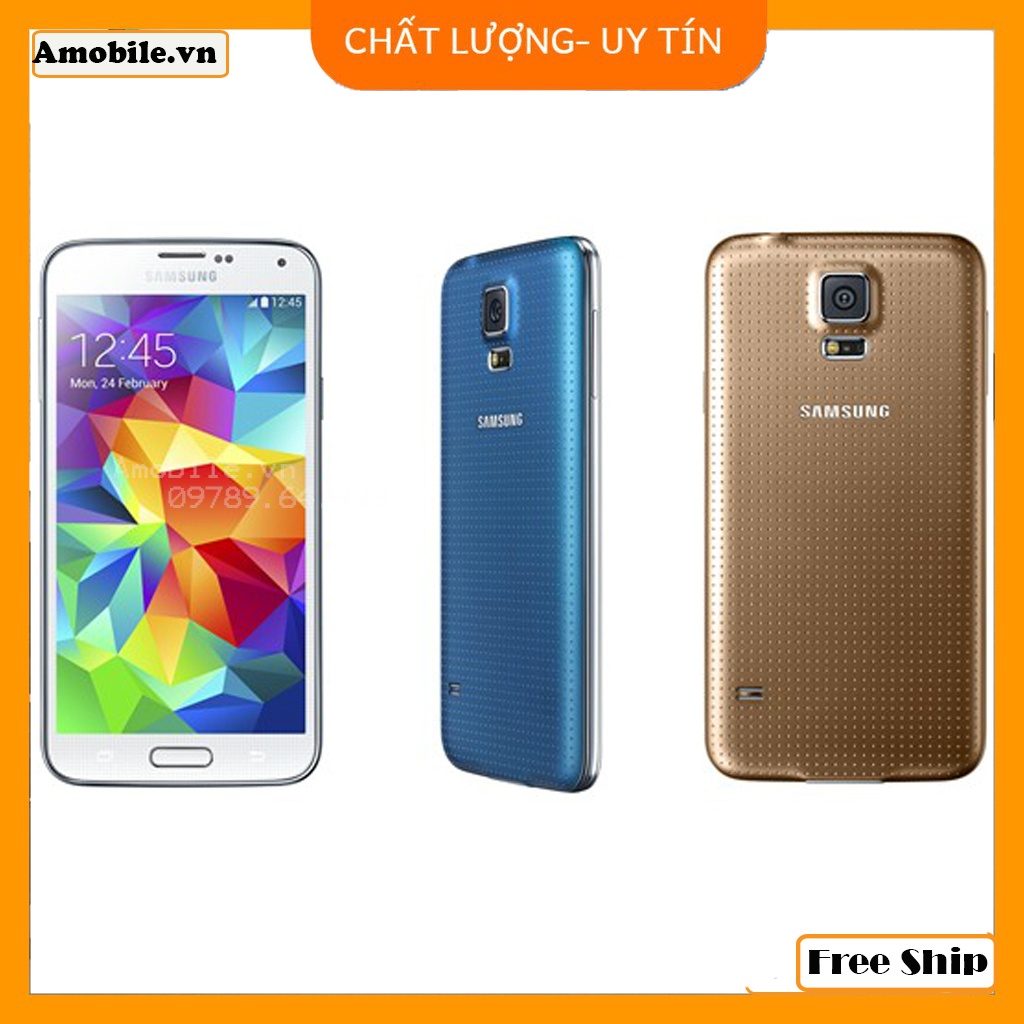 Điện thoại Samsung Galaxy S5 giá rẻ chỉ vài trăm đủ chức năng video lướt web zalo fb wfi 3G 4G Chiến game mượt