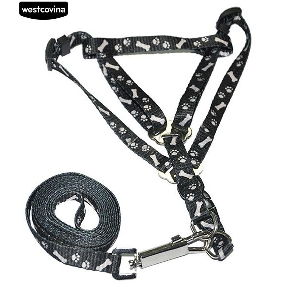 Dây dắt thú cưng vải Polyester siêu bền và dễ thương có khung dây đeo