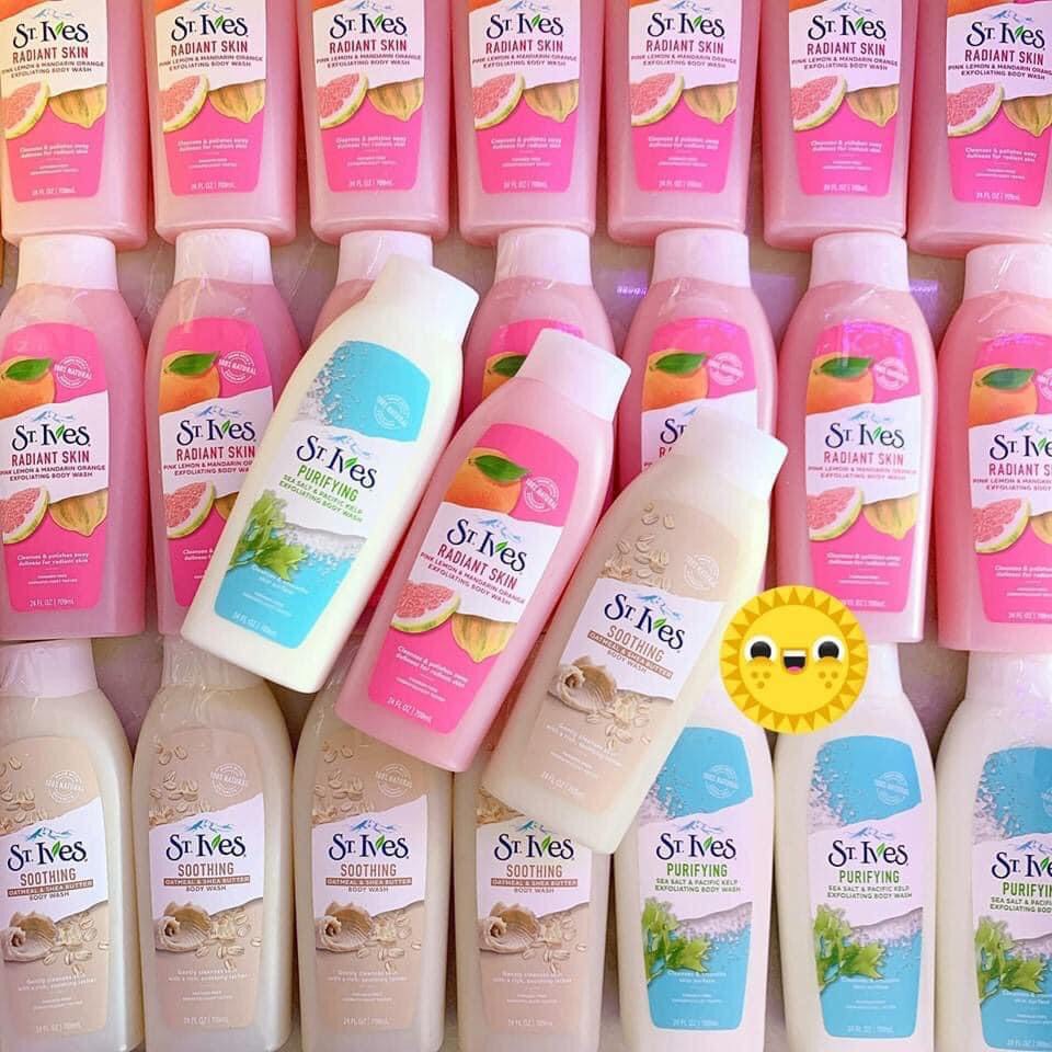 Sữa Tắm ST.IVES 709ML Muối Biển /Cam chanh/ Yến mạch Bơ - Nhập khẩu Mỹ | BigBuy360 - bigbuy360.vn