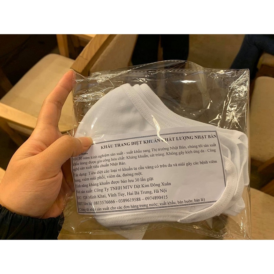 Khẩu Trang Vải Kháng Khuẩn Công Ty Dệt Kim Đông Xuân | BigBuy360 - bigbuy360.vn