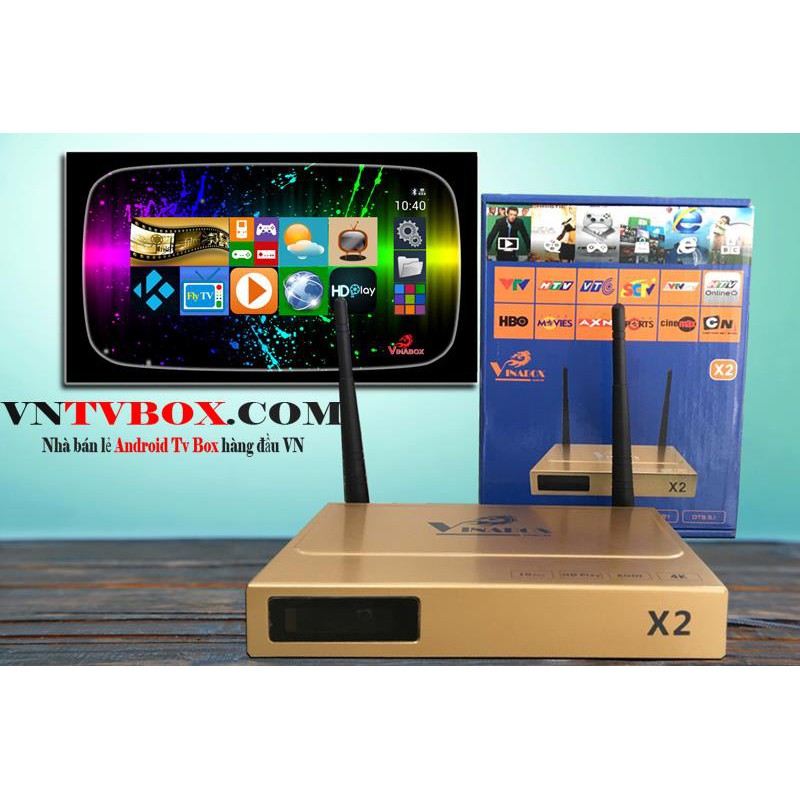 Tivi box Vina x2