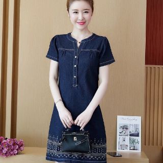 ĐẦM JEAN THÊU CAO CẤP