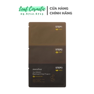 Mặt nạ 3 bước lột mụn đầu đen Innisfree Jeju Blackhead 3 Step Program