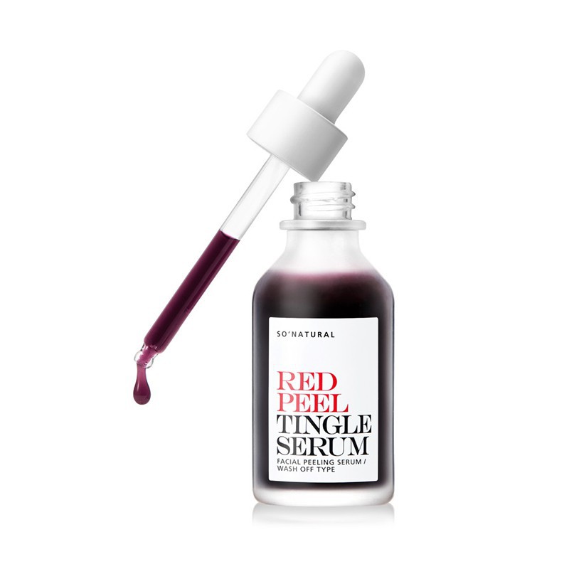 Tinh Chất Tẩy Da Chết Hóa Học So' Natural Red Peel Tingle Serum