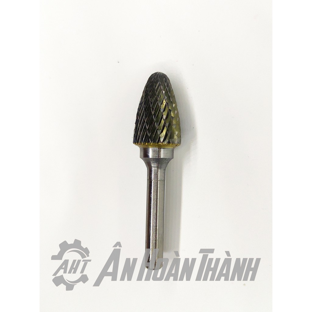 Mũi Mài Hợp Kim Vonfram Siêu Cứng – Cán 6mm – F – Nhiều Kích Thước Mũi