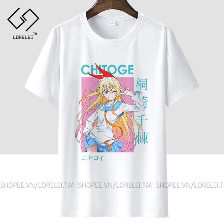 Áo thun Nisekoi False Love Collections ngắn tay