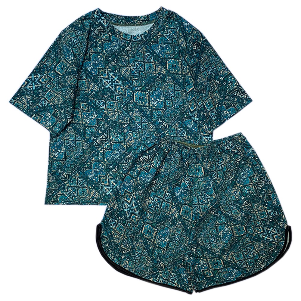 Set bô quần áo nữ form rộng tay ngắn Unisex nhiều màu