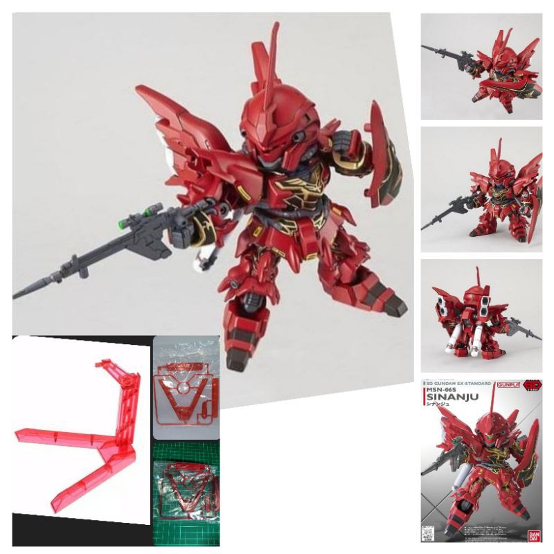 Gundam Mô Hình Đồ Chơi Nhân Vật Sinanju + Đế Mini