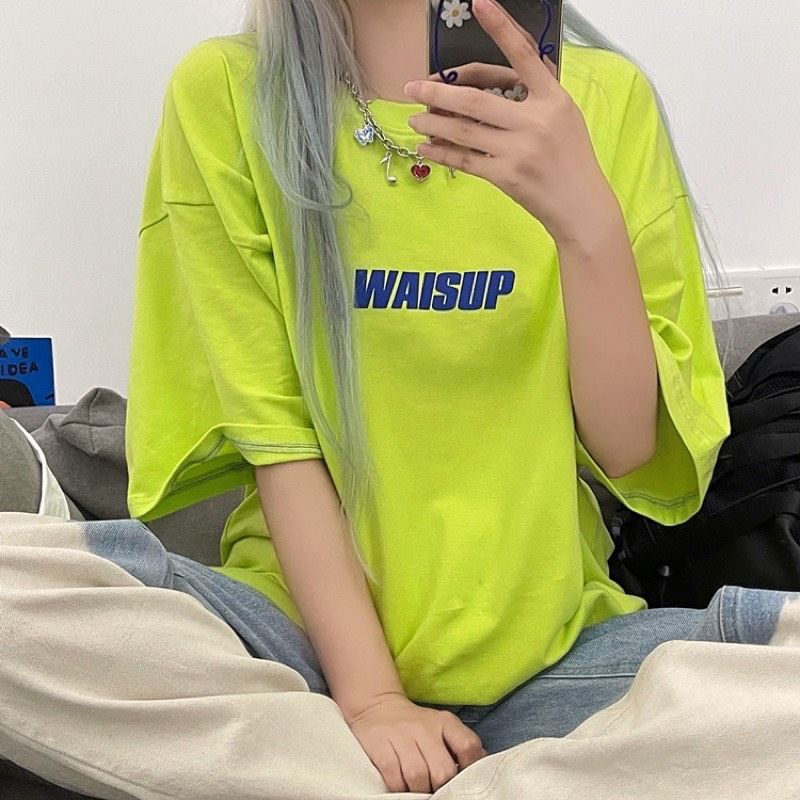 Áo thun tay lỡCó sizeFull màu Unisex Waisup