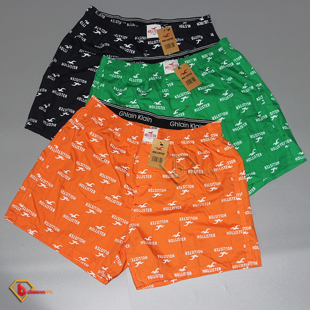 Quần Đùi Boxer Nam Nhiều màu - Vải cotton thoáng mát -VNXK [Mua 3 Quần Tặng 1 Quần]