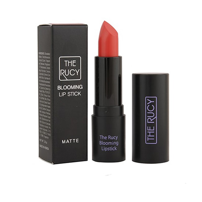 Son Matte bền màu The Rucy Blooming Lipstick 3.5g màu 6 Peach Coral