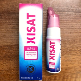 XISAT XỊT MUỐI BIỂN SÂU TRẺ EM 75ml