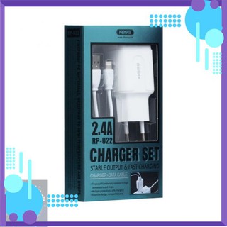 Bộ sạc nhanh lightning remax rp u22 2 cổng - sạc siêu nhanh - siêu bền | 41005 cop