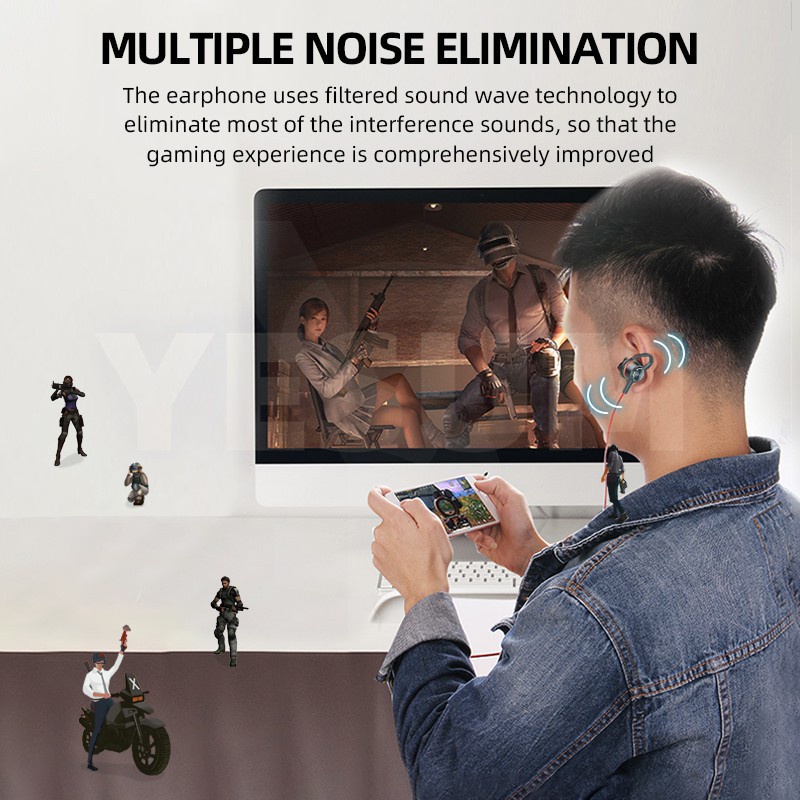 Tai Nghe Chơi Game Leyoya G26 Từ Tính Chống Ồn Dành Cho Game PUBG Bass Điện Thoại Máy Tính