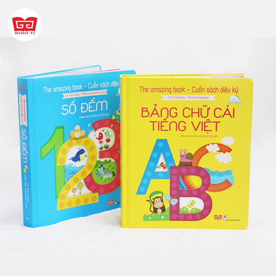 Sách - The Amazing Book - Số đếm + Bảng chữ cái Tiếng Việt