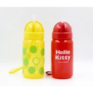 Bình nước vòi hút Skater hình Hello Kitty 350ml
