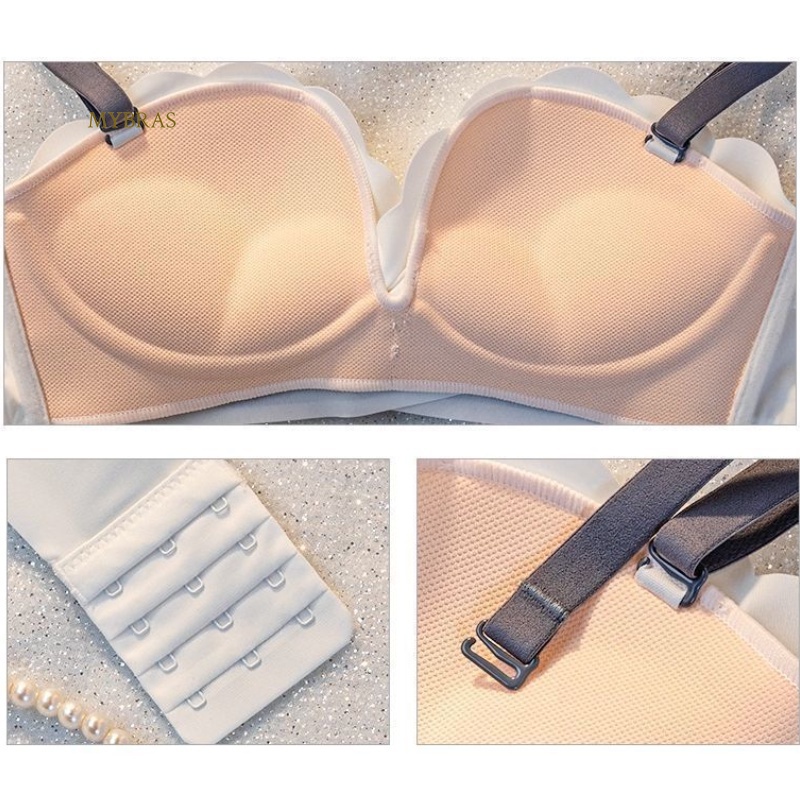 Áo Lót Nâng Ngực Không Gọng Thép Có Thể Tháo Rời Dành Cho Nữ