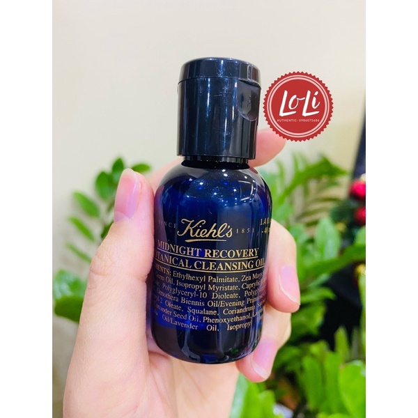 Dầu tẩy trang Kiehls midnight recovery botanical cleansing oil