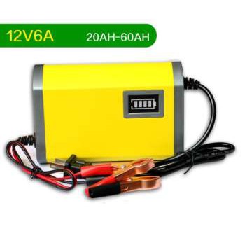 máy Sạc Acquy 12v-6A Tự Động Ngắt, Màn Hình Lcd (Màu Vàng) - NSC Việt Nam