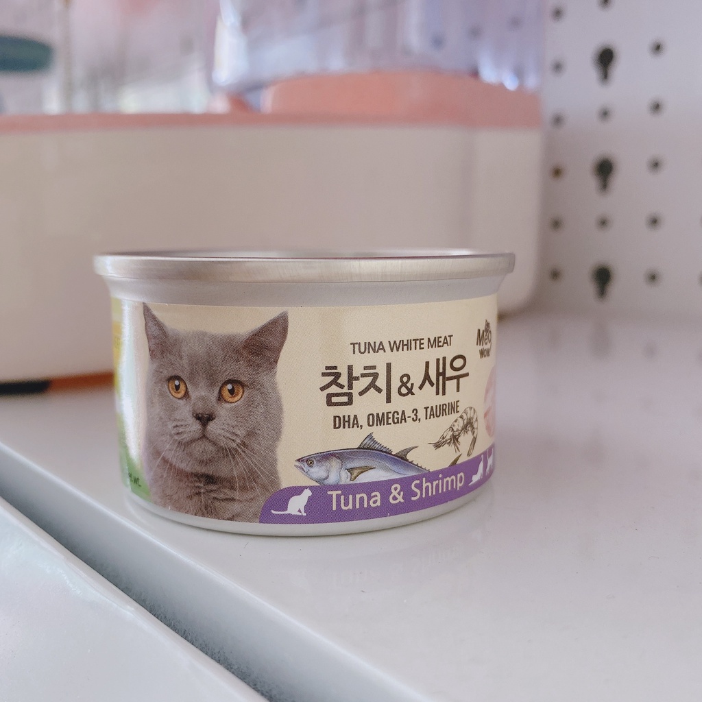 Pate mèo Meo wow từ thịt cá ngừ trắng, pate cá ngừ cho mèo Meowow