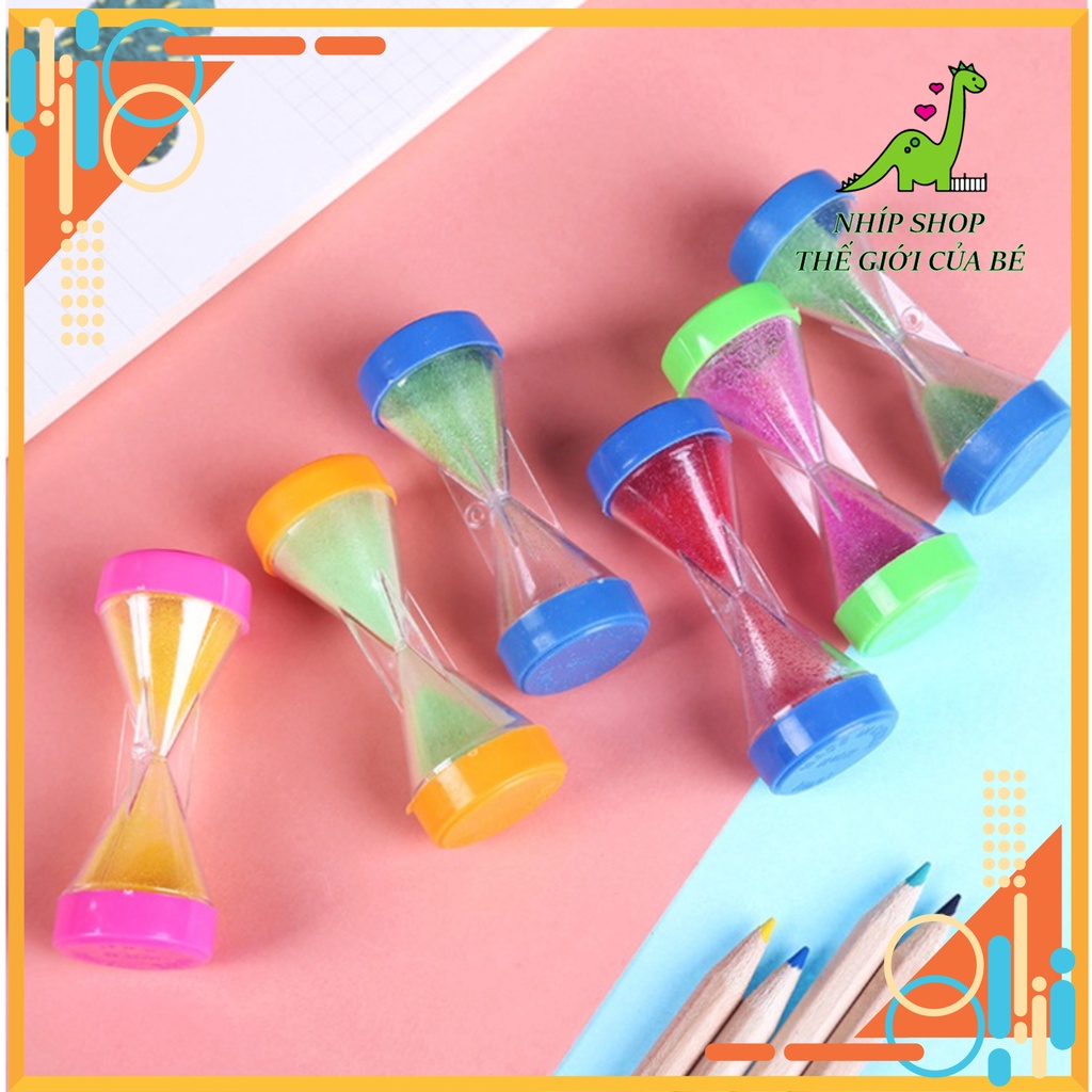 Đồng hồ cát bằng nhựa cho bé đồng hồ bấm giờ cho - Nhíp Shop