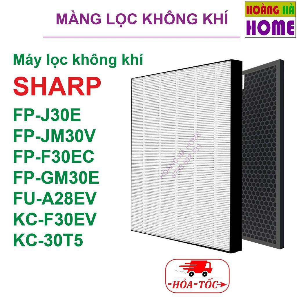 Màng lọc không khí sharp FP-J30E FP-JM30V FU-A28EV FP-GM30E KC-F30EV KC-30T5 FP-F30E, Màng lọc hepa sharp