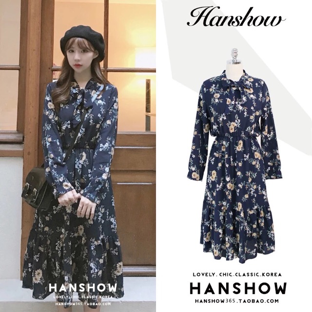 Váy sơ mi buộc eo